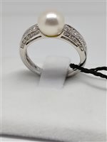 Anillo Gemoro Mujer Perle in Oro blanco Perla AP223BIA